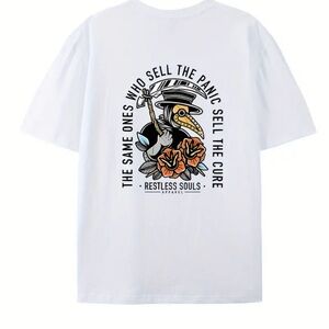 White Graphic T-Shirt new XL